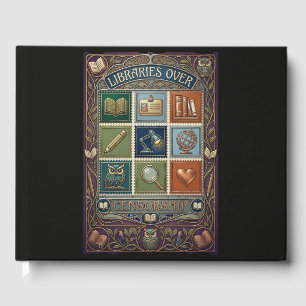Libraries Over Censorship Protest Design Guest Book