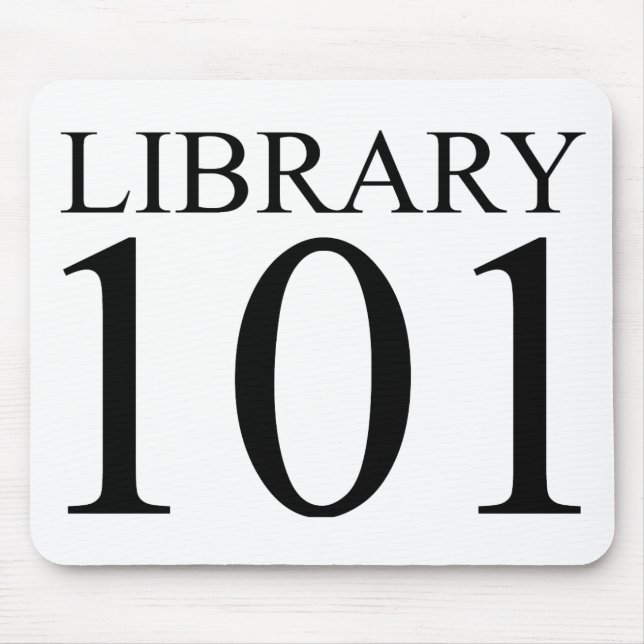 LIBRARY 101 MOUSE MAT (Front)