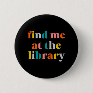 Library 6 Cm Round Badge