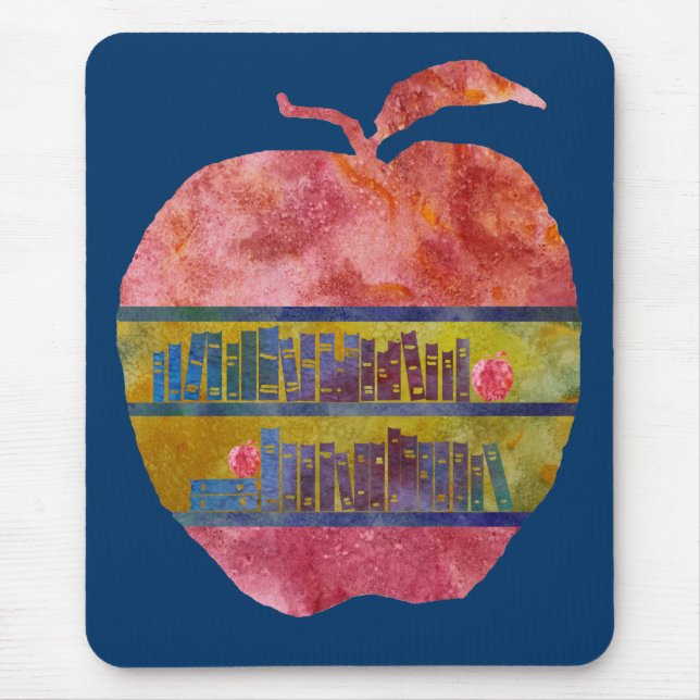 Library Apple Mouse Mat (Front)