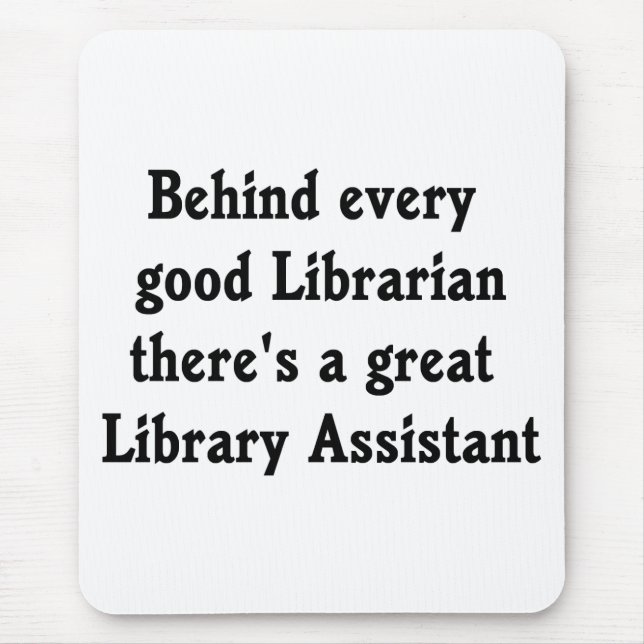 Library Assistant Mouse Pad (Front)