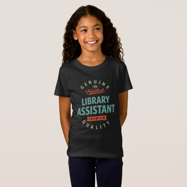 Library Assistant T-Shirt (Front Full)