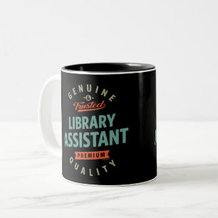 Library Assistant Two-Tone Coffee Mug