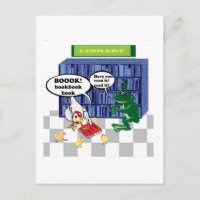 LIBRARY BOOK CHOOK JOKE