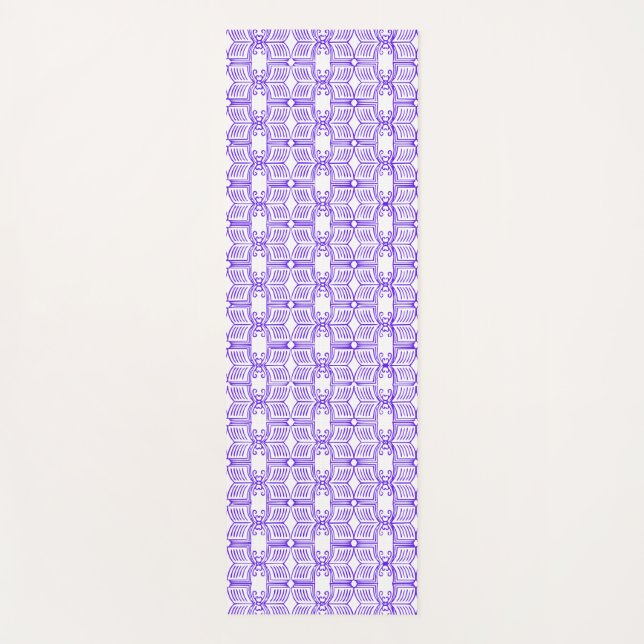 Library Book Pattern  Yoga Mat (Front)