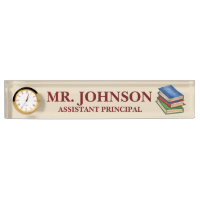 Library Book Stack Teacher Principal Librarian
