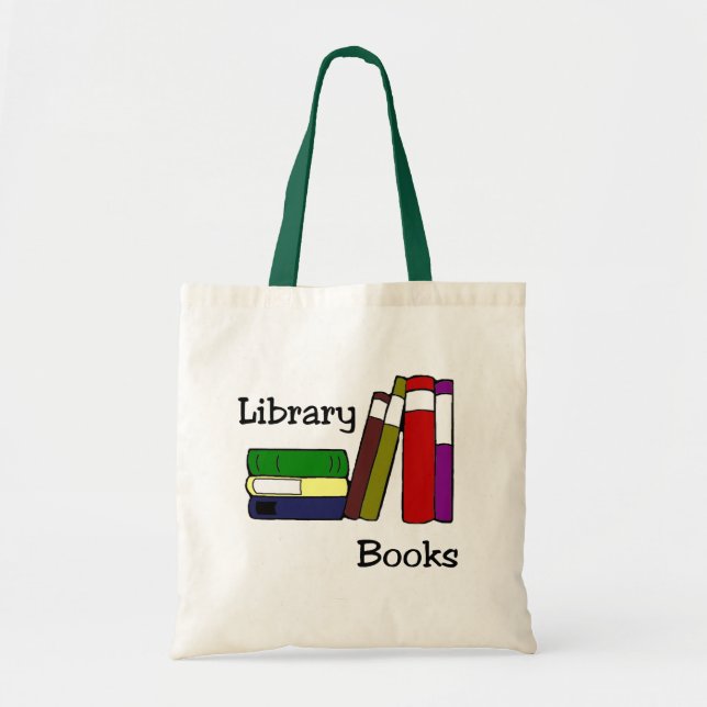 Library Book Tote Bag (Front)