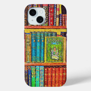 Library Books iPhone 15 Case