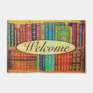 Library Books Doormat