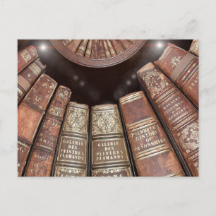 Library Books Postcard