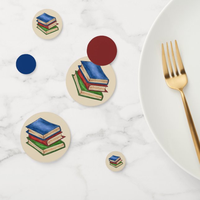 Library Books Teacher Librarian School Classroom Confetti (Group)