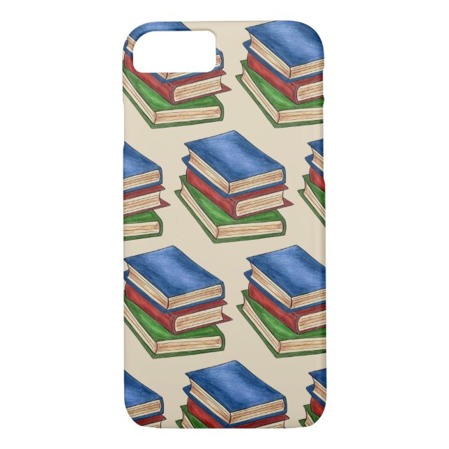 Library Books Teacher Librarian School Reading Case-Mate iPhone Case (Back)