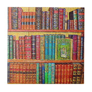 Library Books Tile