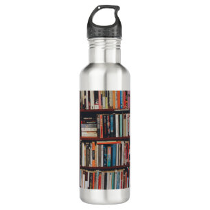 Library Bookshelf Photo 710 Ml Water Bottle
