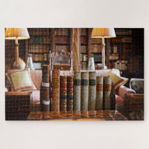 Library Bookworm at Hever Castle - 20x30 - 1014 pc Jigsaw Puzzle