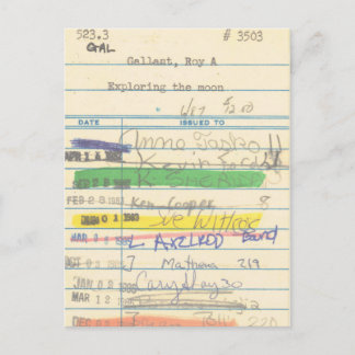 Library Card 3503 Exploring the Moon