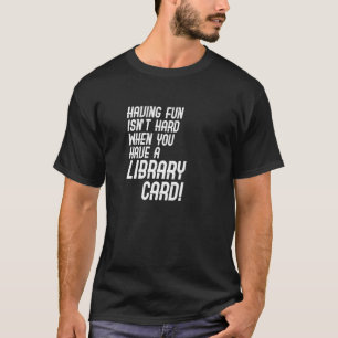 Library Card Profession Career Worker T-Shirt