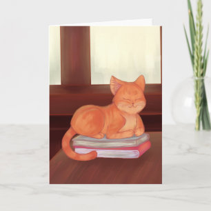 Library Cat Card