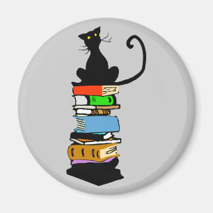 Library Cat Magnet