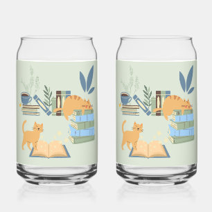 Library Cats Can Glass
