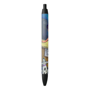 Library Check Out Black Ink Pen