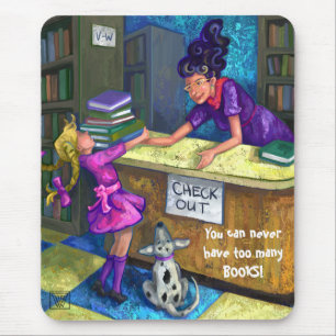 Library Check Out Mousepad
