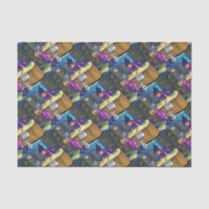 Library Check Out Tissue Paper