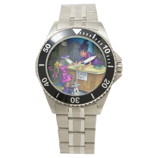 Library Check Out Watch (Front)