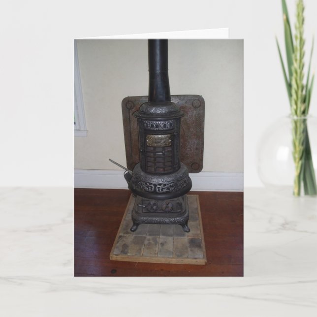 "Library Church Furnace" Get Well Card (Front)