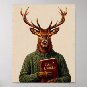 Library Club Art No. 2 Vintage Painting Poster
