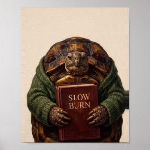Library Club Art No. 7 Vintage Painting Poster