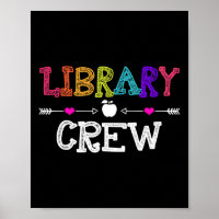 Library Crew Teacher Fun First Day of School Gift