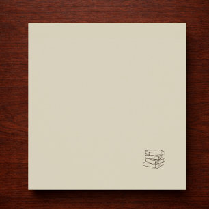  Library Dark Academia-Minimalist Vintage Books  Enclosure Card