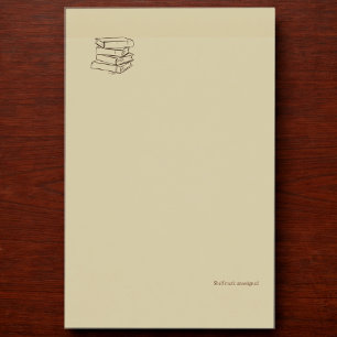  Library Dark Academia-Minimalist Vintage Books  Post-it Notes