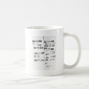 Library Date Stamp Mug
