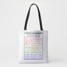 Library Discourse Bingo Shirt Tote Bag