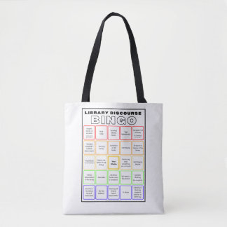 Library Discourse Bingo Shirt Tote Bag