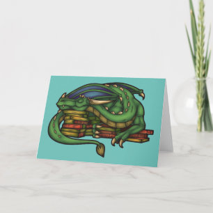 Library Dragon Card