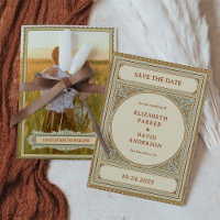 Library | Elegant Classic Vintage Frame with Photo