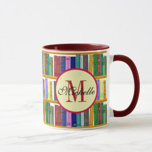 Library for genius. Books for clever students Mug