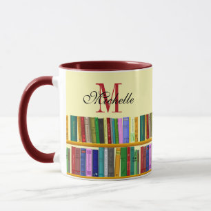 Library for genius. Books for clever students Mug