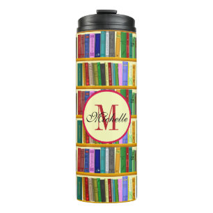 Library for genius. Books for clever students Thermal Tumbler