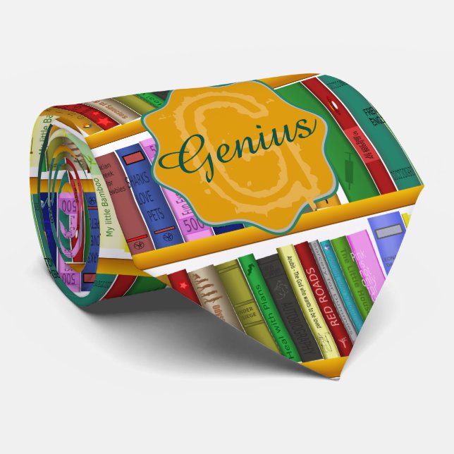 Library for genius. Books for clever students Tie (Rolled)