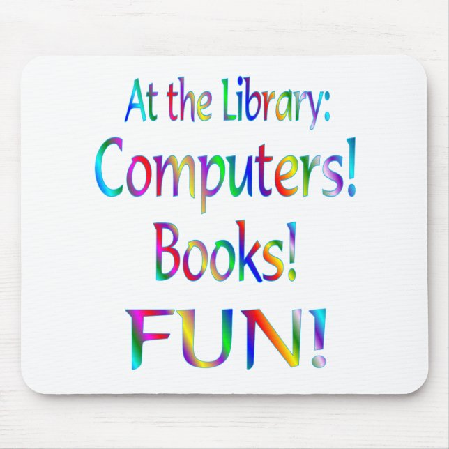 Library Fun Mouse Mat (Front)