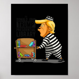 Library Funny Grey Clic Fit  Poster