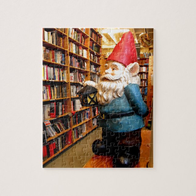 Library Gnome II Jigsaw Puzzle (Vertical)