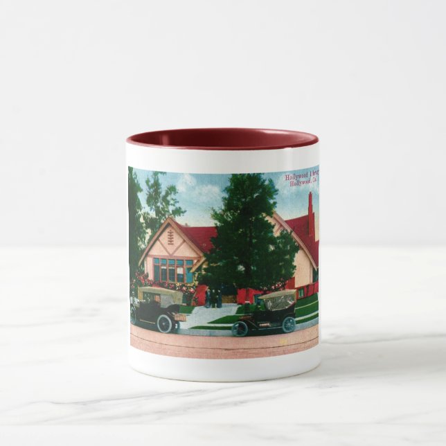 Library, Hollywood, CA Vintage Mug (Center)