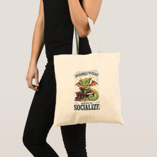 Library Humour Bookish Canvas Bag for Readers