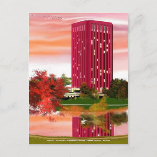 Library in Fall by Tam Nguyen Postcard