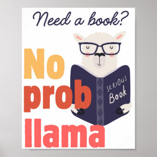 library llama poster